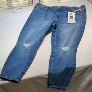 Celebrity Pink Blue Skinny Hi-Rise Jeans